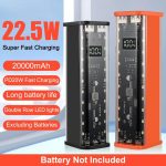 کیس پاوربانک فست شارژ ۸ باتری ۲۰ هزار BQ-S18PD (نارنجی) - تصویر 6