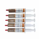 خمیر سیلیکون سرنگی بزرگ (طلایی) YJ-G300 حجم 25 گرم