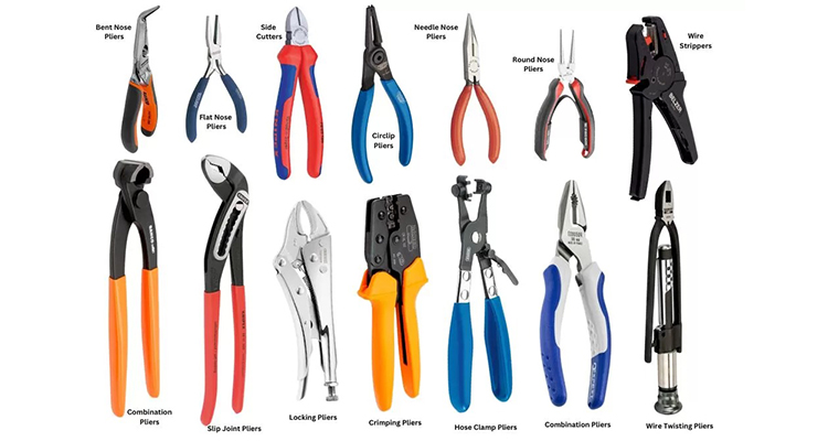 انواع انبردست از نظر کاربرد