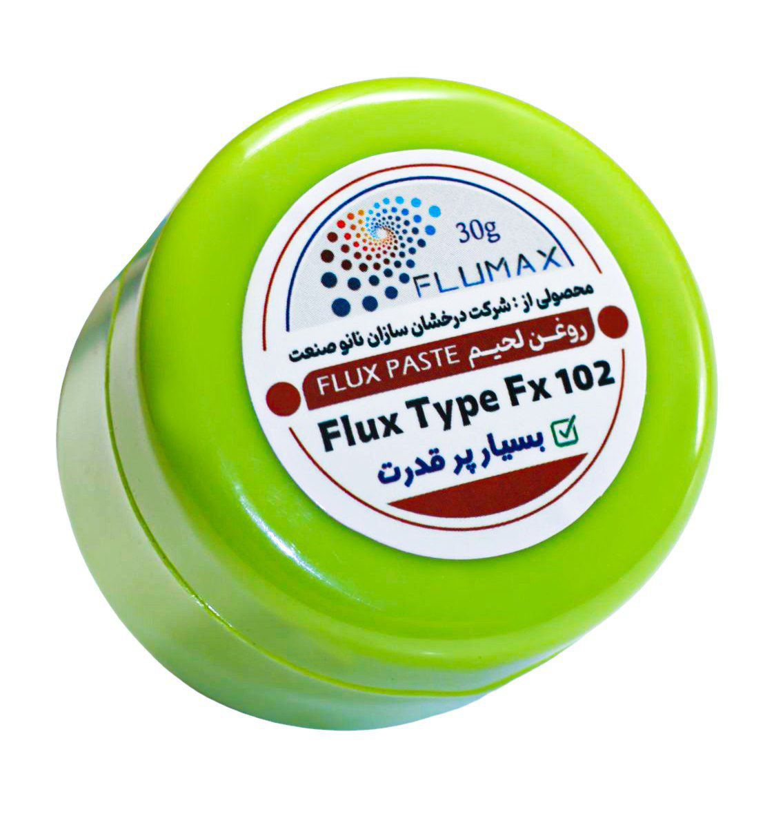 IMG_20250722_204228_921 روغن لحیم 30 گرمی FX102 پر قدرت (درخشان سازان نانو صنعت) - تصویر 1