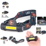 چراغ پیشانی هدلایت شارژی دو حالته پر قدرت - تصویر 4