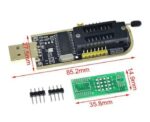 پروگرامر تراشه های FLASH و EEPROM مدل CH341 (با تجهیزات و کلیپر ) - تصویر 3