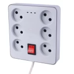 محافظ کامپیوتر 6 خانه آنالوگ تیراژه مدل M106 با کابل 1.8 متری