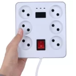 محافظ کامپیوتر 6 خانه دیجیتال تیراژه مدل M106 با طول کابل 1.8 متری - تصویر 2