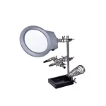 گیره مونتاژ ذره بین دار بزرگ به همراه پایه هویه ZD-10M - تصویر 2