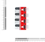 ماژول حسگر مادون قرمز ربات های تعقیب خط ( 4 کاناله ) - تصویر 2