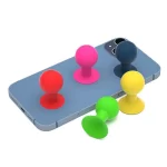 تاچ کش و هولدر موبایل سیلیکونی کوچک (زرد) - تصویر 4