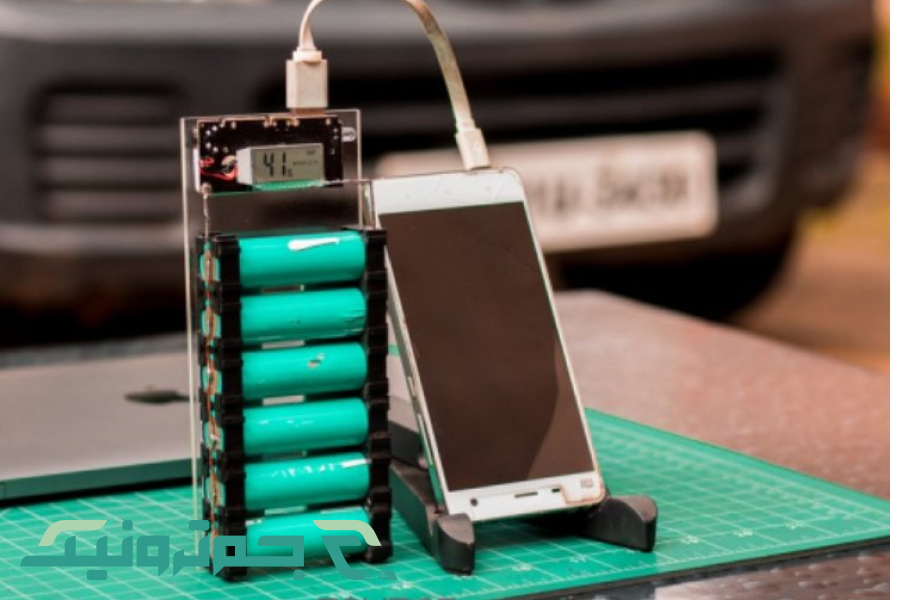 ساخت پاوربانک با باتری قلمی