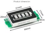 نمایشگر سطح شارژ باتری لیتیومی 1 تا 8 سل مدل MH-DL18S (بک لایت سبز) - تصویر 5