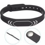 تگ RFID دستبندی سیلیکونی ۱۳.۵۶KHZ طرح شیائومی رنگ مشکی - تصویر 2