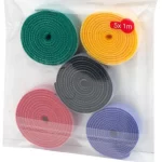 پک 5 عددی چسب پارچه ای حلقه ای رنگی 1 متری عرض 1 سانت