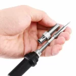 ست هویه سرامیکی متغیر 60 وات کلید دار (همراه با اسفنج،نوک،پایه،قلع) - تصویر 2