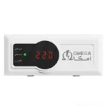 محافظ برق فلزی ۲ خروجی (یخچال و فریزر ) مدل F3100 متراژ ۲ متری امگا