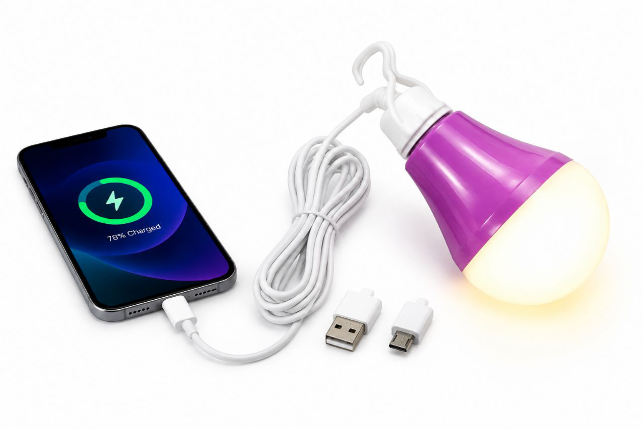 photo1790088116 لامپ سیار USB LED تایپ سی ۵ وات - تصویر 1