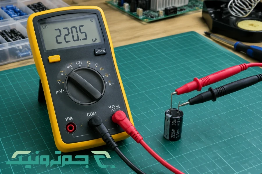 The difference in capacity and voltage of the capacitor