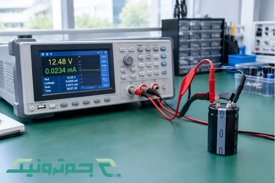 The difference in capacity and voltage of the capacitor