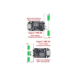ماژول شارژر باتری لیتیوم یون ۲ سل و ۳ سل IP2326 با ورودی USB Type-C - تصویر 3